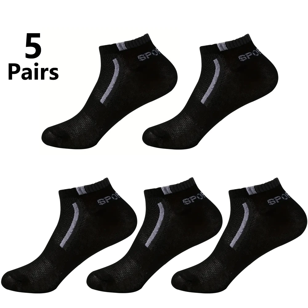 30Pairs Männer Socken Mesh Atmungsaktive Kurze Casual Socken Farbe-block Sport Socke Sport Socken Absorbieren Schweiß Knöchel