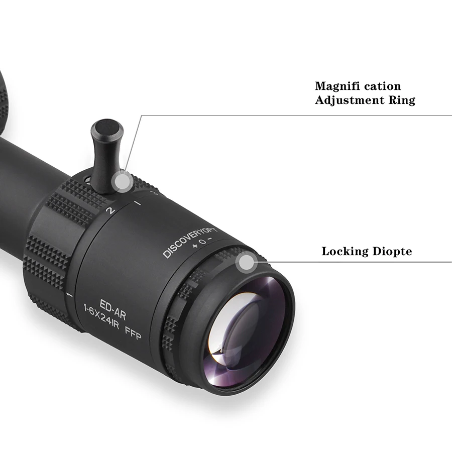 Imagem -05 - Riflescope de Vidro de Alta Definição Importado Primeiro Avião Focal ak 47 ar 15 16