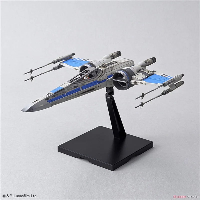 Bandai Genuine Anime 1/72 Star Wars AT-AT BLUE SQUADRON RESISTANCE X-WING FIGHTER Action Figures Collectible Model Toys Gifts