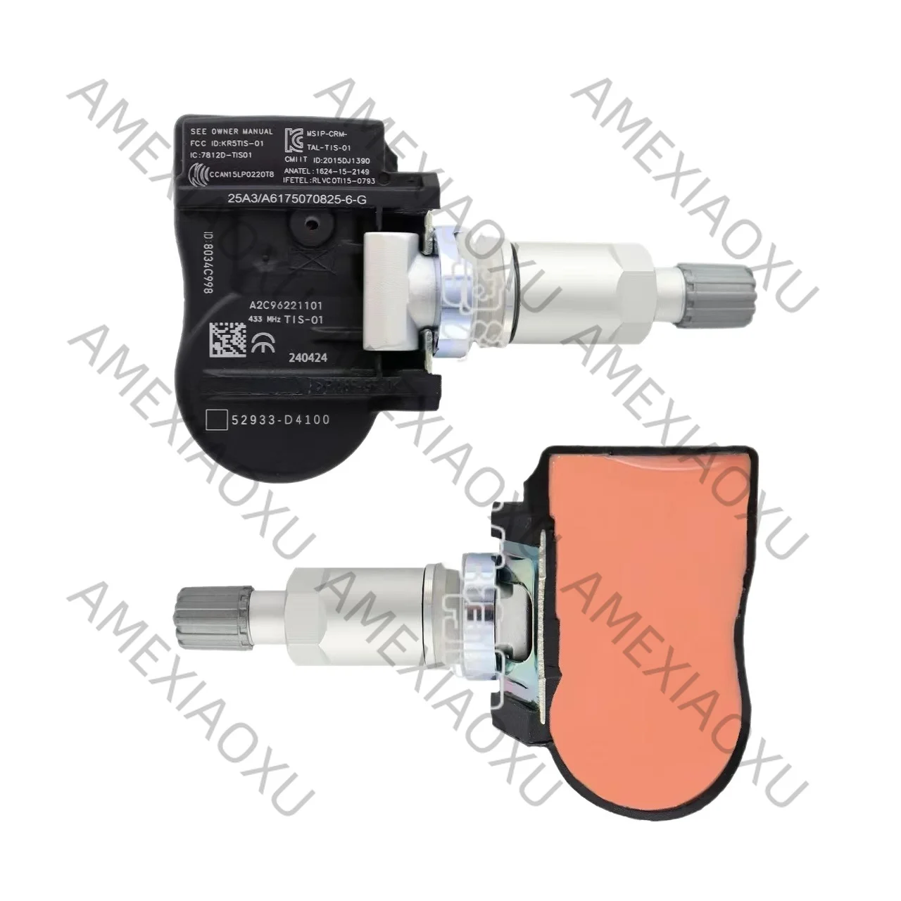 4 Pcs FOR52933-D4100 is suitable for modern Kia K5 voyage tire pressure sensor TPMS factory direct sales AMEXIAOXU