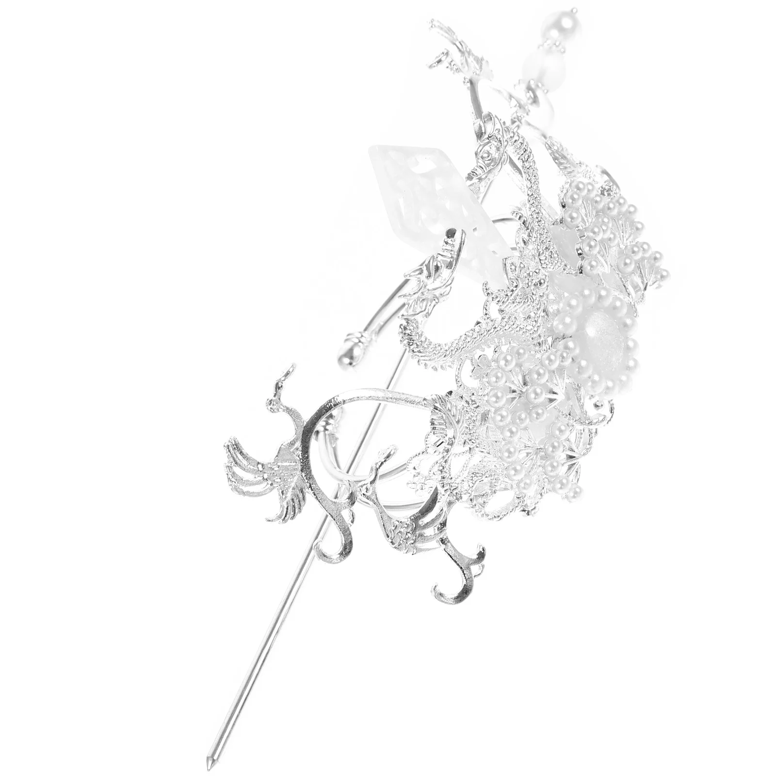 

1Pc Ancient Style Hairpin Hanfu Accessories Metal Hair Stick Pins For Buns Vintage Clips Bun Cuffs Women Chinese Alloy