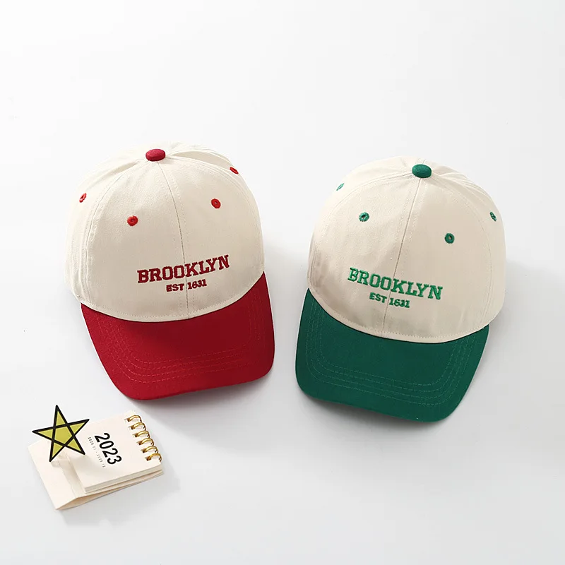 Doitbest European Summer Boys Girls Cap Baseball BROOKLY Letters cappelli da sole bambini bambino berretti con visiera Outdoor Snapback Gorras