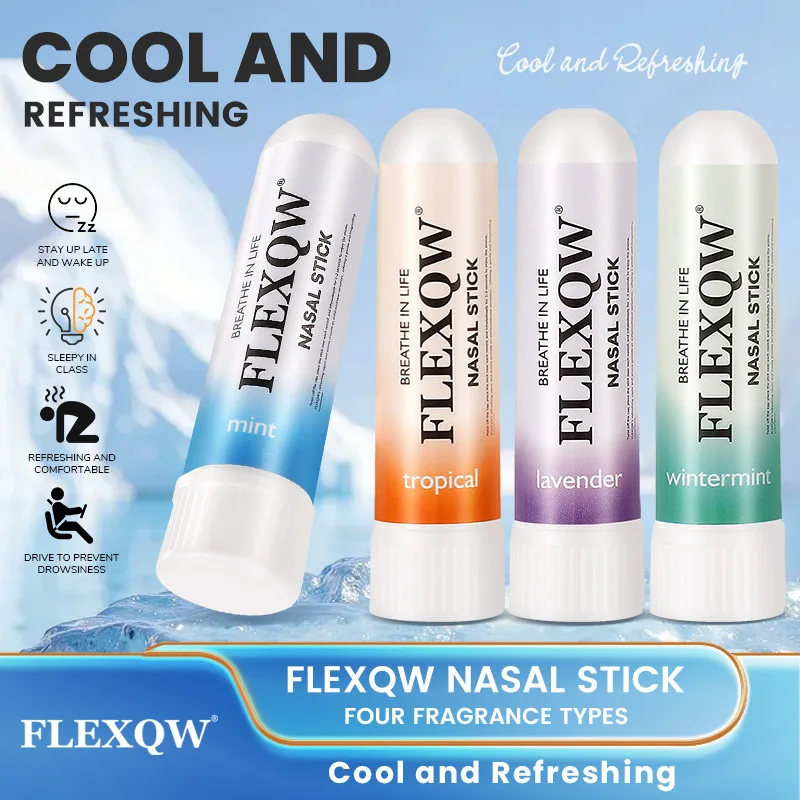 

Nasal Inhaler Stick Refreshing Balm Quick Nasal Inhaler for Instant Refreshment and Cooling