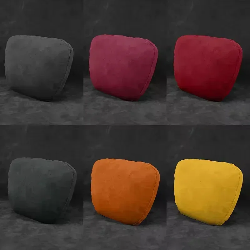 Italy Suede Car Neck Rest Pillow For Benz GLE Class W166 W167 V167 C167 Seat Head Neck Support Cushion Auto Interior Accessories view 2