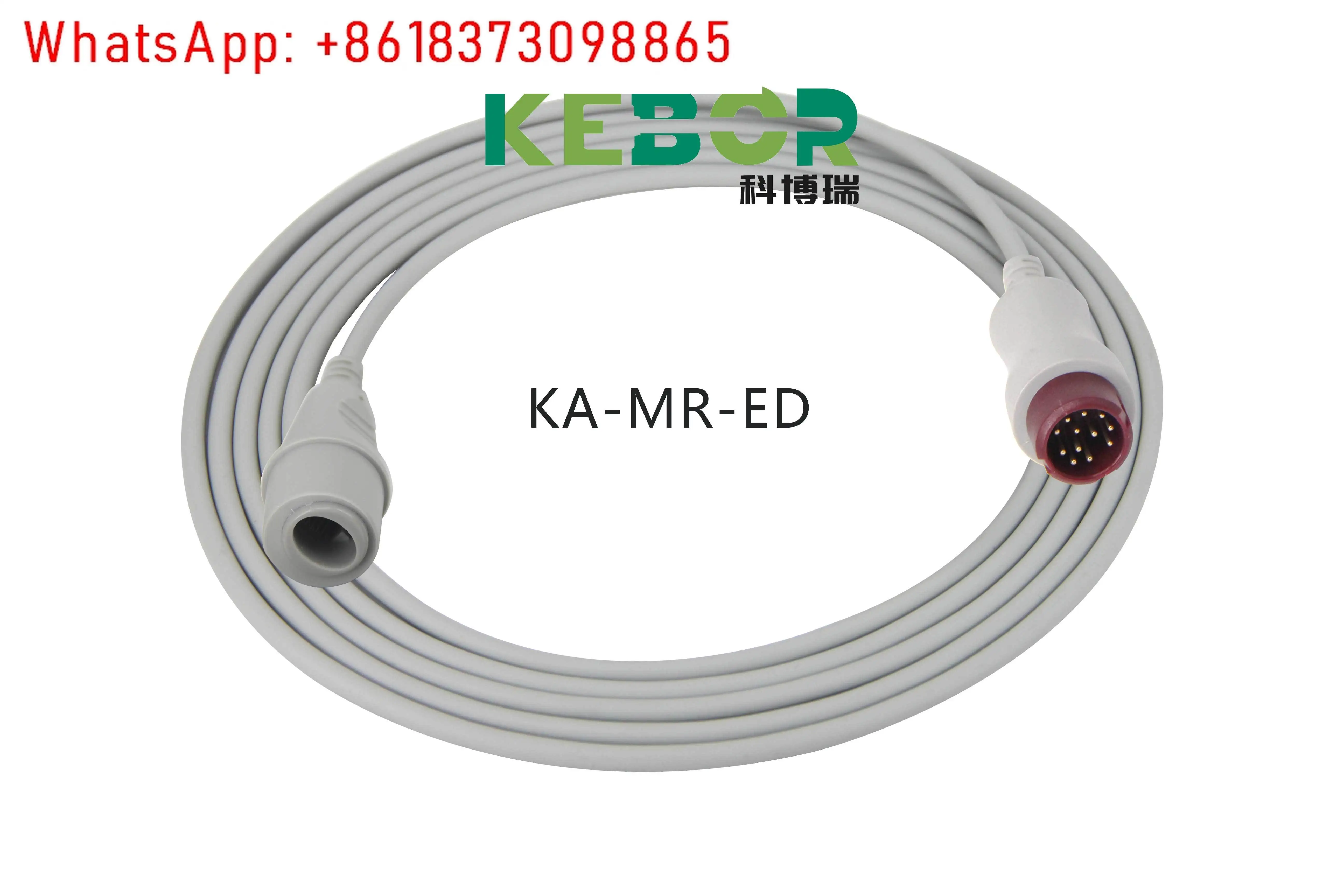 Invasive blood pressure cable, pressure sensor cable cable