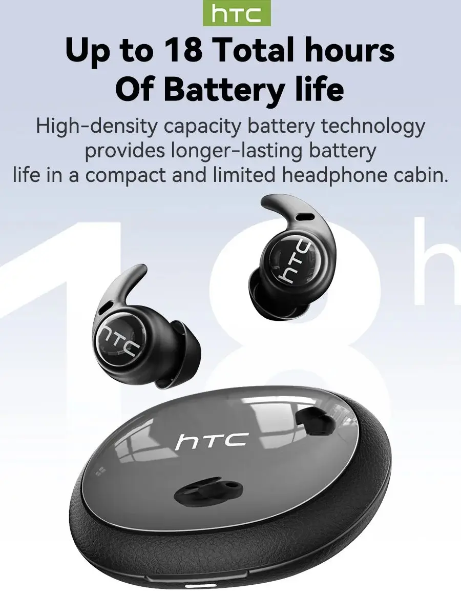 HTC NE76 Schlaf-Bluetooth-Ohrhörer, KI-Übersetzer-Ohrhörer Mini Kabellose Kopfhörer 3g Ultraleicht Komfortabel Schlaffreundlich