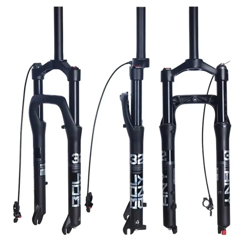 

Snowy Beach Bike 26/20 Fork Wide 4.0 Tires Bike Fork Magnesium Impact Air Fork 135mm Bike Parts