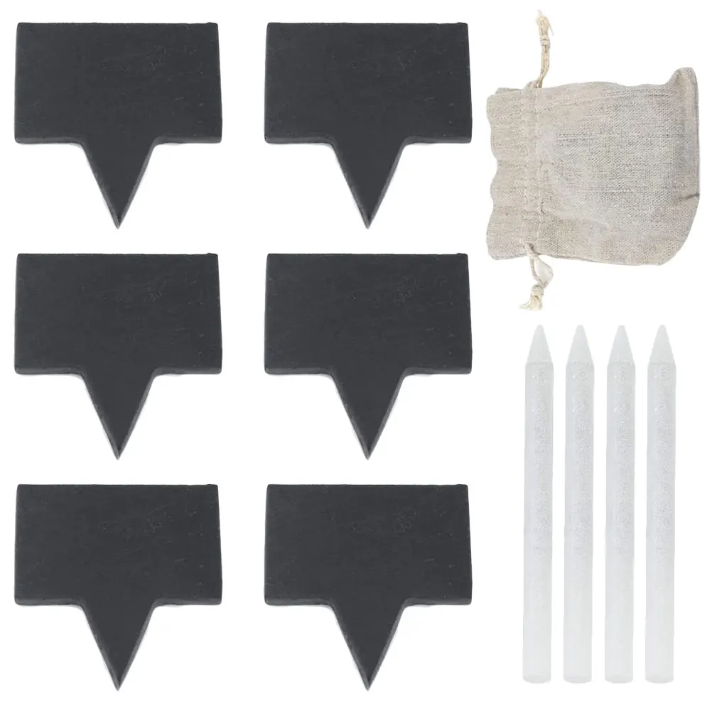 

1 set Labels Square Chalkboard Markers For Cheese Board Wedding Party Reusable Stone Tags Brie Soft Cheese Cake