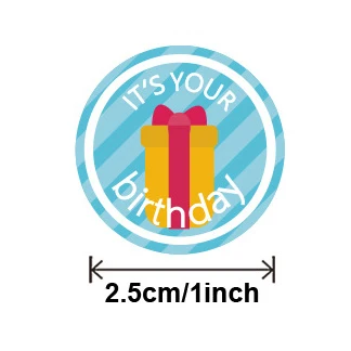 ملصقات عيد ميلاد سعيد مستديرة لديكور الحفلات ، ملصق ختم مغلف ، تغليف هدايا ، ملصق بطاقة معايدة لاصق ، 50-42