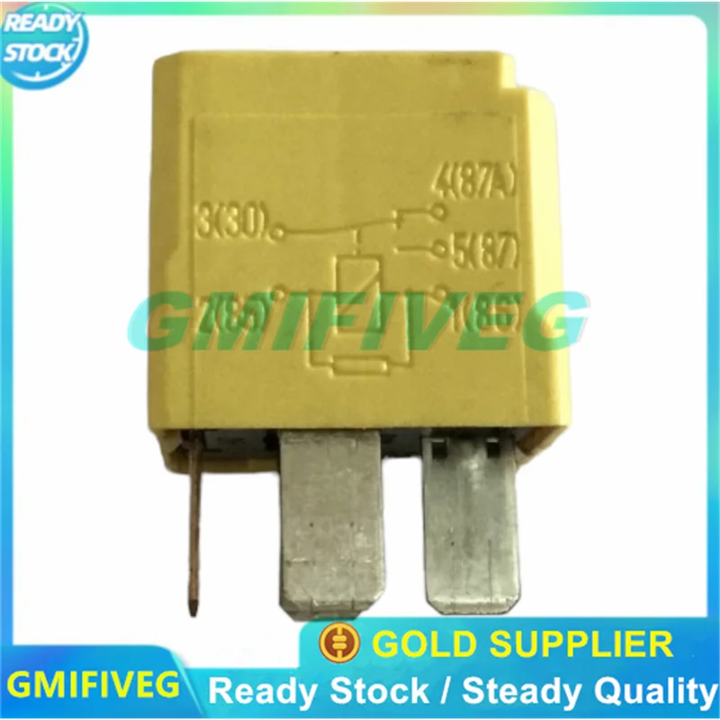 1P Car Accessories OEM A0025421419 4R0007794-00 5-Pin 12V Yellow Relay For Mercedes AE C M S R Class A 002 542 14 19 4R0 007 794