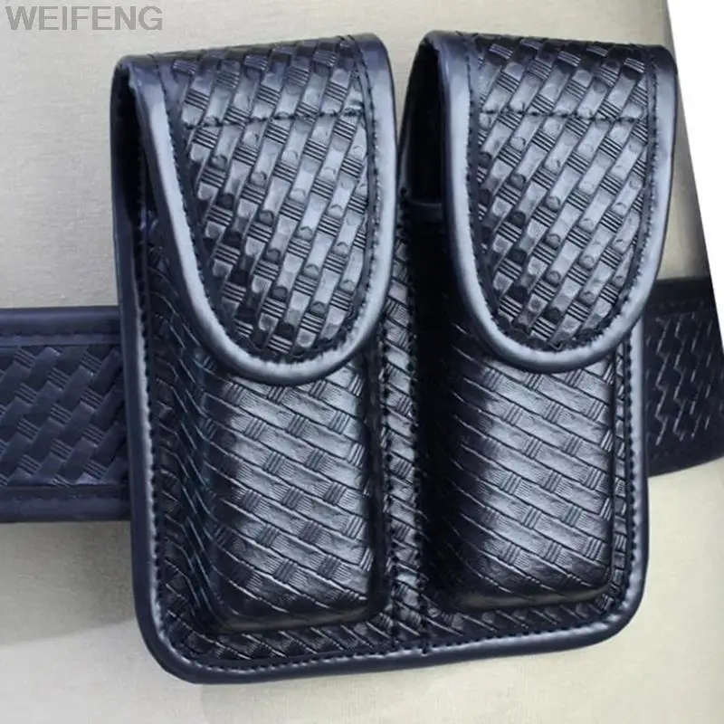 9mm Double Magazine Pouch for Glock 17/19/23/23/Beretta 92 USP Waist Belt Pistol Mag Bag Universal Hunting Accessories