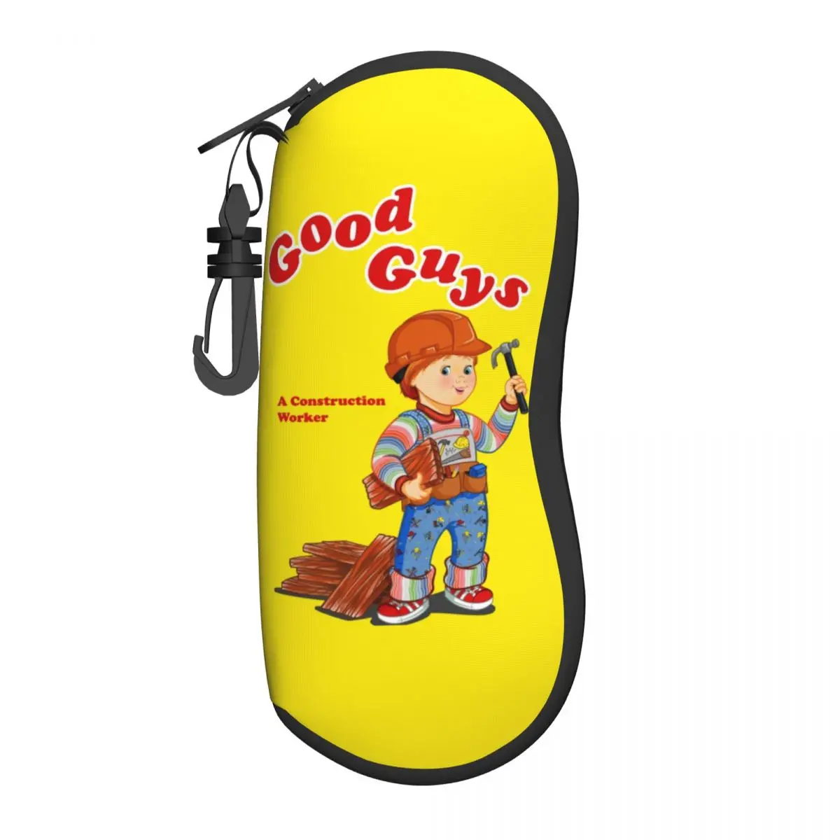 Good Guys Soldier Shell Eyeglasses Protector Cases Cool Sunglass Case Child's Play Chucky Glasses Pouch