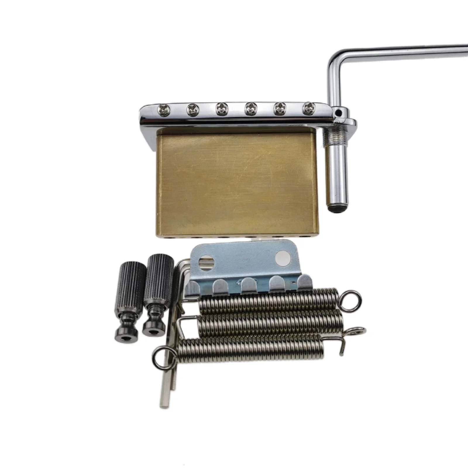 

Guitar 10.5mm 52mm Guitar Bridge 2-Point Single Rock Tremolo Bridge System Brass Material