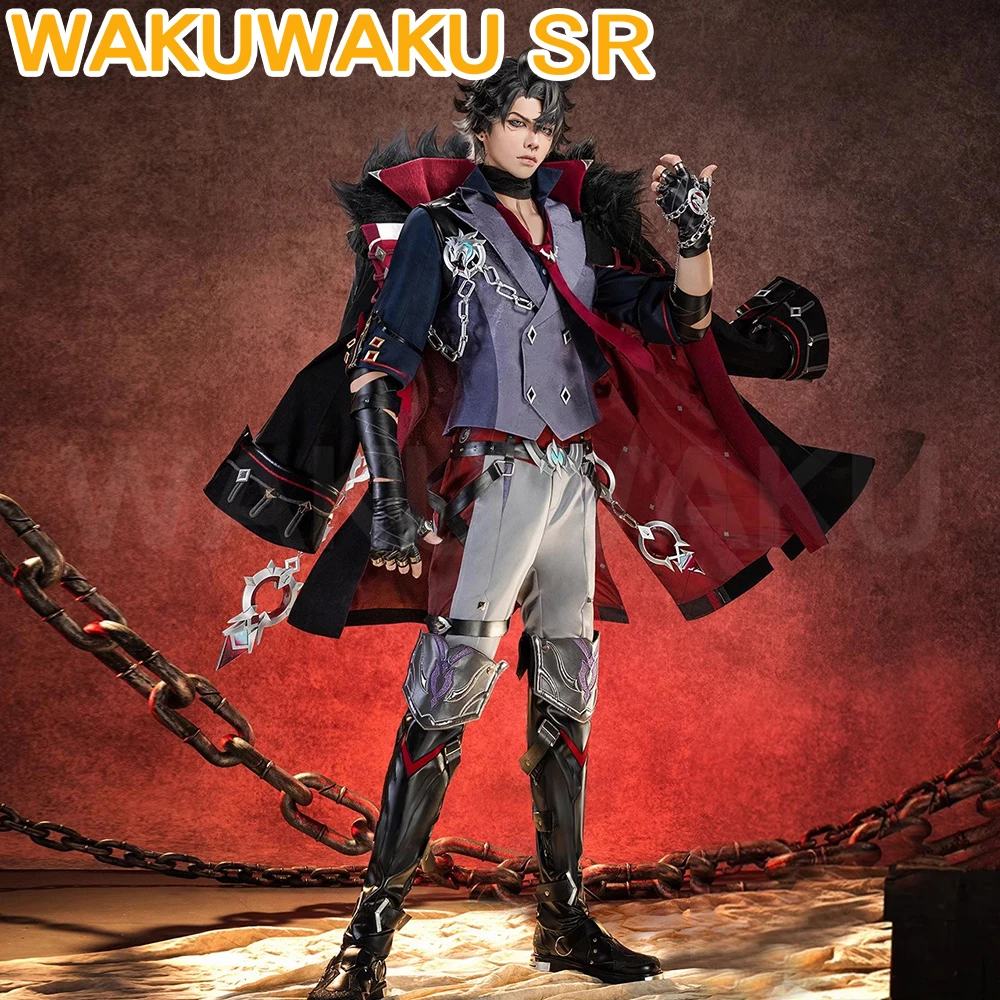 Wriothesley Cosplay Game Genshin Impact 【S-2XL】WakuWaku-SR Cosplay Costume Uniform Cosplay Costume Fontaine Duke Wriothesley