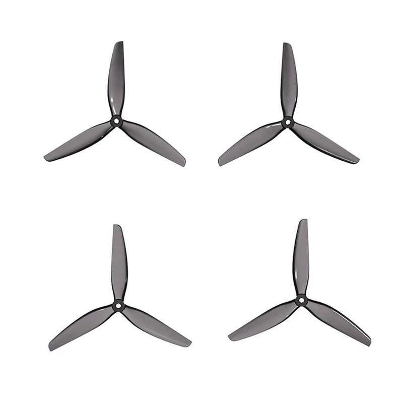 Y51A 7.5-Inch-Tri-Blade-Propellers-4PCS-Transparent-Grey-CW-CCW-Props-For-FPV-Racing-Drones-And-Brushless-Motors