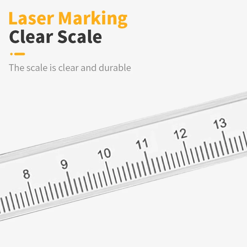 Kerseo Carbon Steel Metal Vernier Caliper 0-150/200/300mm Locking Screw Vernier Caliper by BeBosLook Measuring Tool Depth Ruler