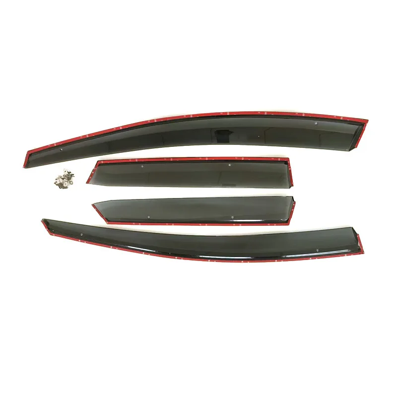 마쓰다 CX-7 전용 레인앤샤인 프로텍션 사출 성형 윈도우 레인 아이브로우 및 두꺼운 도어 레인 스트립