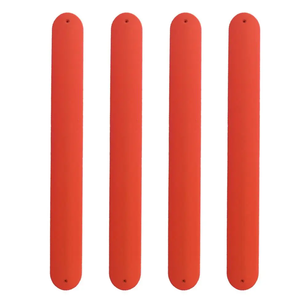 4 Pcs Slap Bracelets Bright Wrist Bands Silicone Slap Bracelets Flexible Carnival Party Supplies Gifts