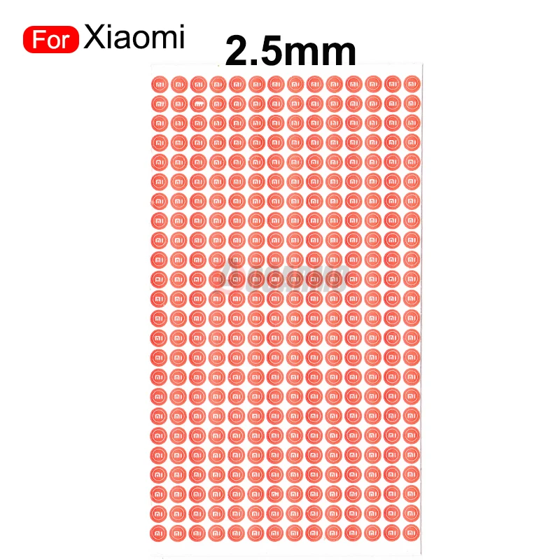 Aocarmo 2.5mm 4mm Repair Warranty Breakable Label Fragile Screw Sticker For Xiaomi For Redmi For Huawei For vivo For oppo