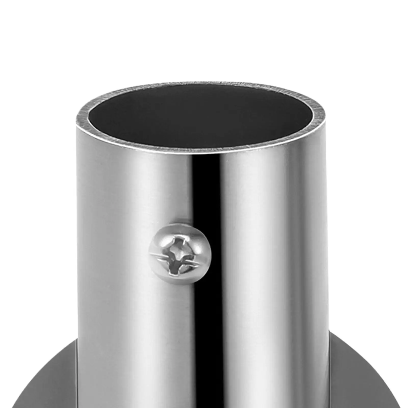 Bevel Flange Shower Rod Holder Sturdy Stainless Steel Corner Towel Rod Support Closet Pole Socket Bracket Closet Pole Socket