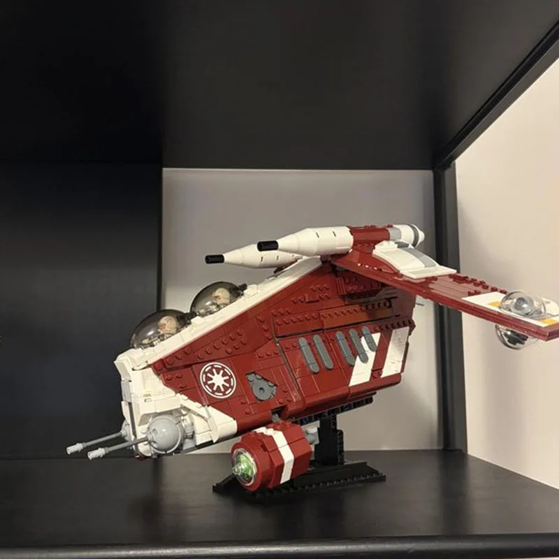 MOC-239616 جمهورية حربية بنة هدية الكريسماس الطوب الإبداعي حرب الفضاء مقاتلة الفضاء 1782 قطعة
