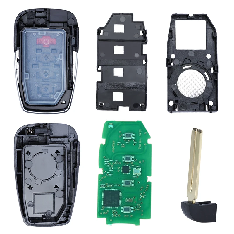 KEYECU 312/ 314.3MHz 8A Chip Board ID: 0351 HYQ14FBC Keyless-Go Smart Remote Key Fob for Toyota RaV4 Camry 2018-2021