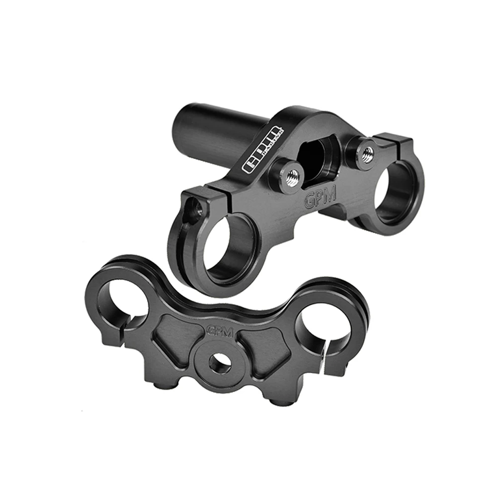 GPM Métal Alliage d'Aluminium Triple Pince Ensemble LOS264004 pour LOSI 1/4 PROMOTO-MX MOTO LOS06000 LOS06002 Mise À Niveau Accessoires