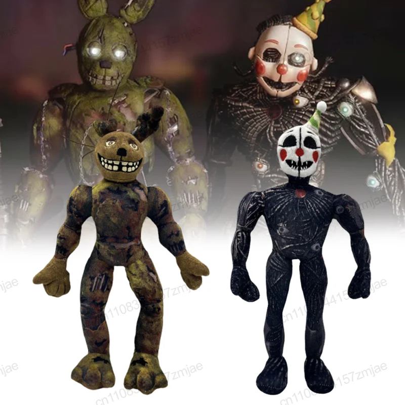 Nova Boneca de Pelúcia Anime Bite By Night, Brinquedo de Pelúcia Fofo Springtraped Ennard, Bonecos Periféricos de Jogos de Terror de Sobreviventes e Assassinos, Presente e Decoração