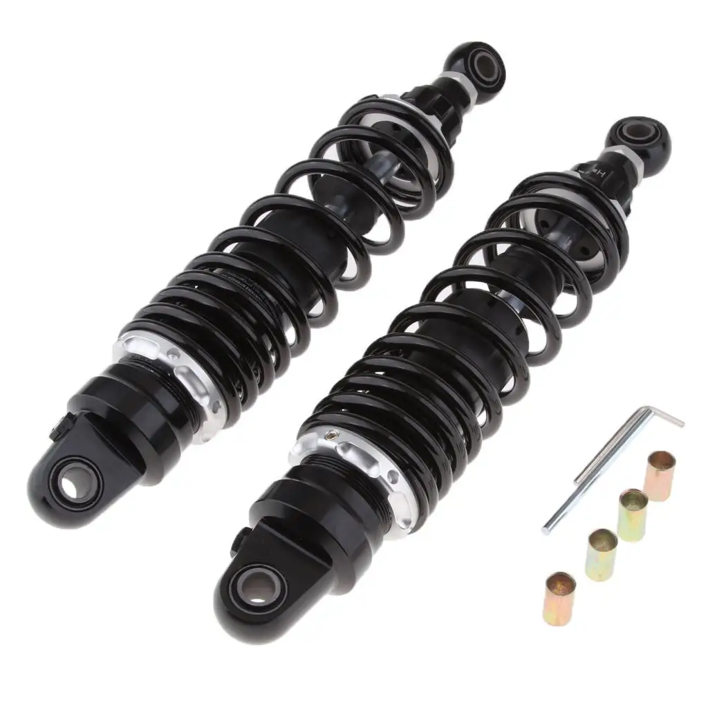 Motorcycle Rear Suspension Spring 12mm Hole 340mm Length for Honda CB750 CB1300 Kawasaki ZRX400 Shock Absorber