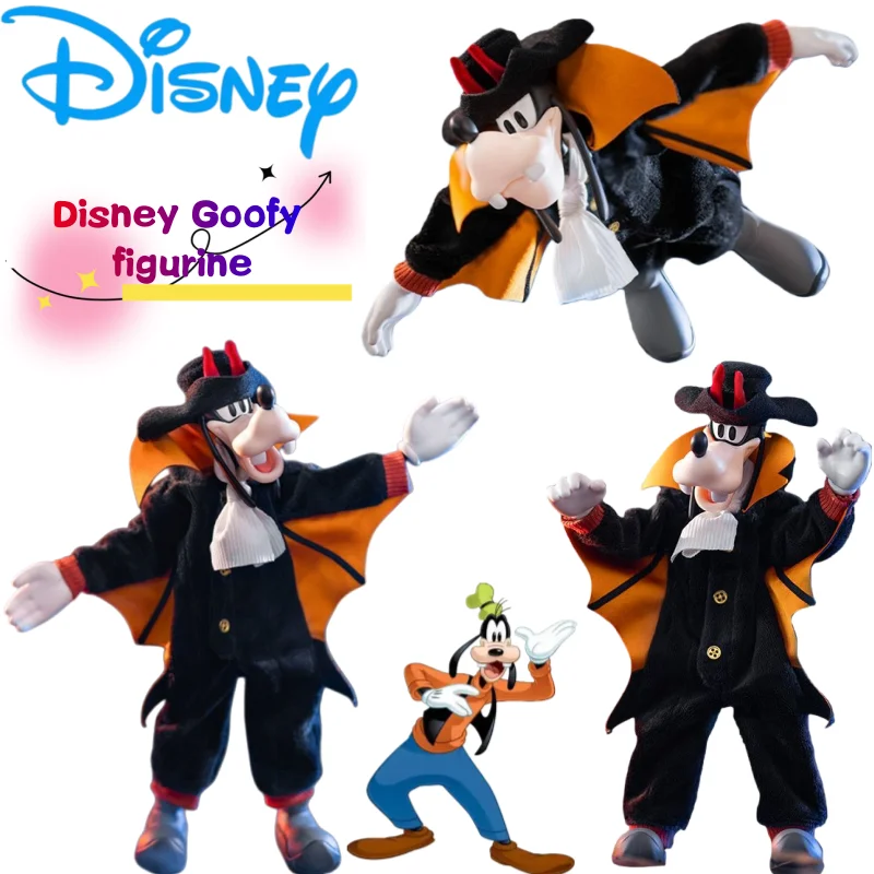 

New Disney Goofy Hand-made High-value Anime Cartoon Joint Movable Doll Doll Model Car Home Cute Desktop Ornaments Birthday Gift