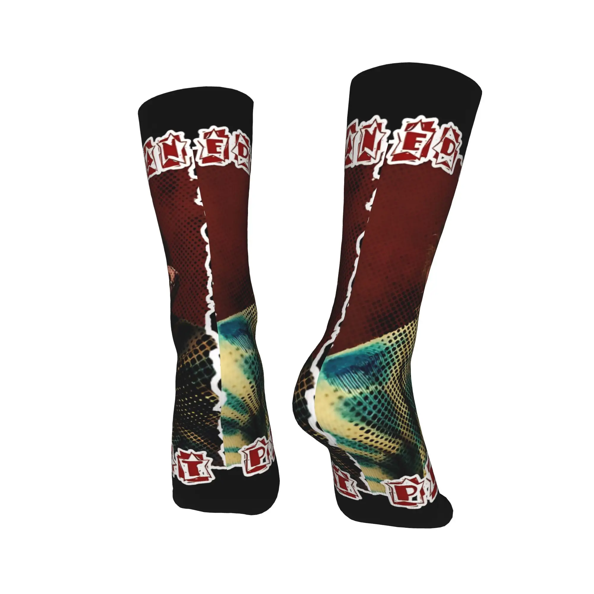 جوارب Ed Sheeran Tour جوارب شتوية عتيقة للزوجين جوارب عالية الجودة مطبوعة جوارب رياضية خارجية مضادة للانزلاق #4