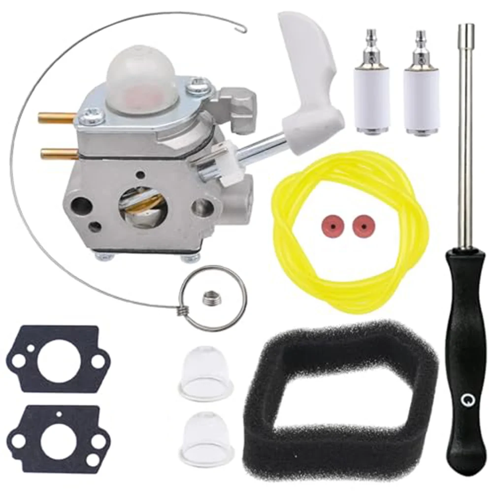 /Carburetor /Kit /308054114 308054075 For For Homelite UT09526 26B Leaf Blower With For Primer Bulb Gasket Air Filter Fuel Line