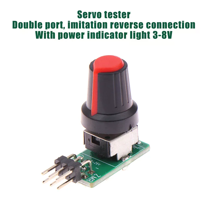 Motor Rc Aircraft 3-8v Esc Mini Servo Tester Diy Brushless Fan Governor Pwm Signal Output for Model Parts Fun Play Toy