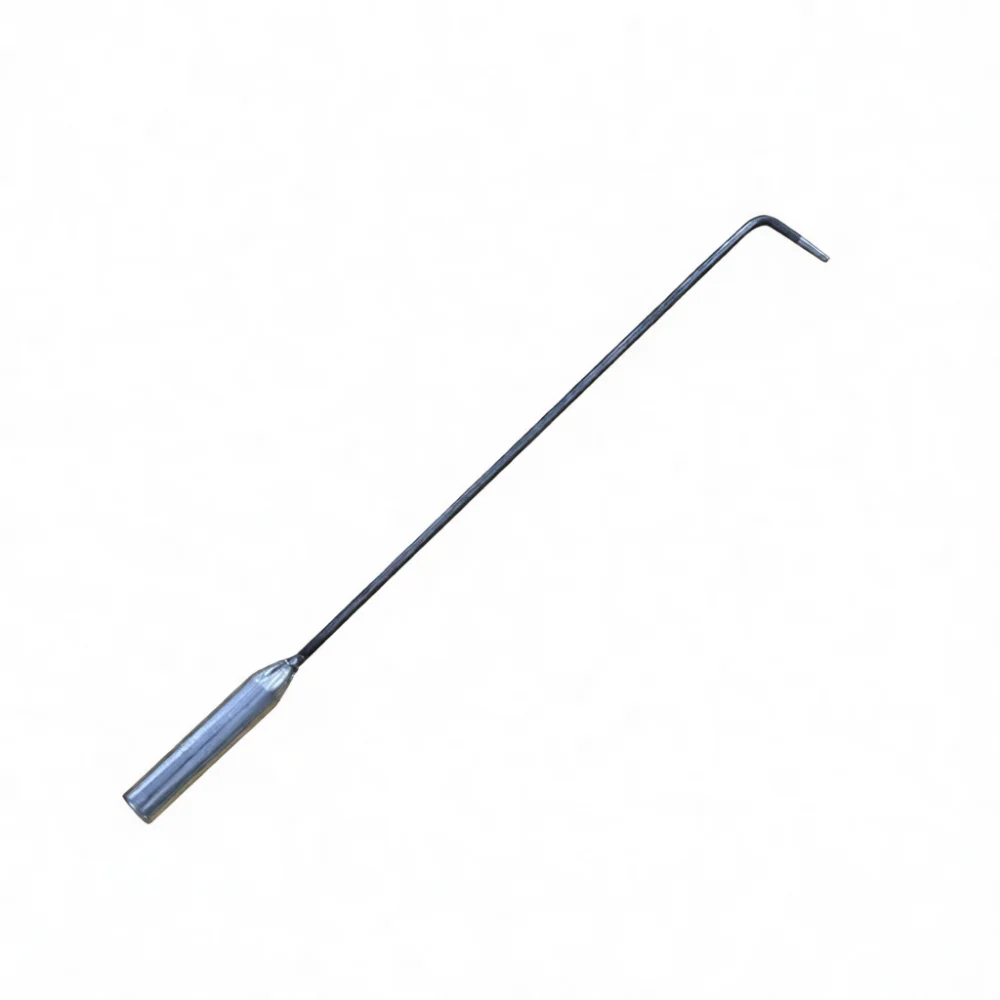 Metal Fire Poker Tool Extended Rod For Log Burner Hearth Maintenance Heating Furnace Stoker Roller Shutter Door Pull Hook