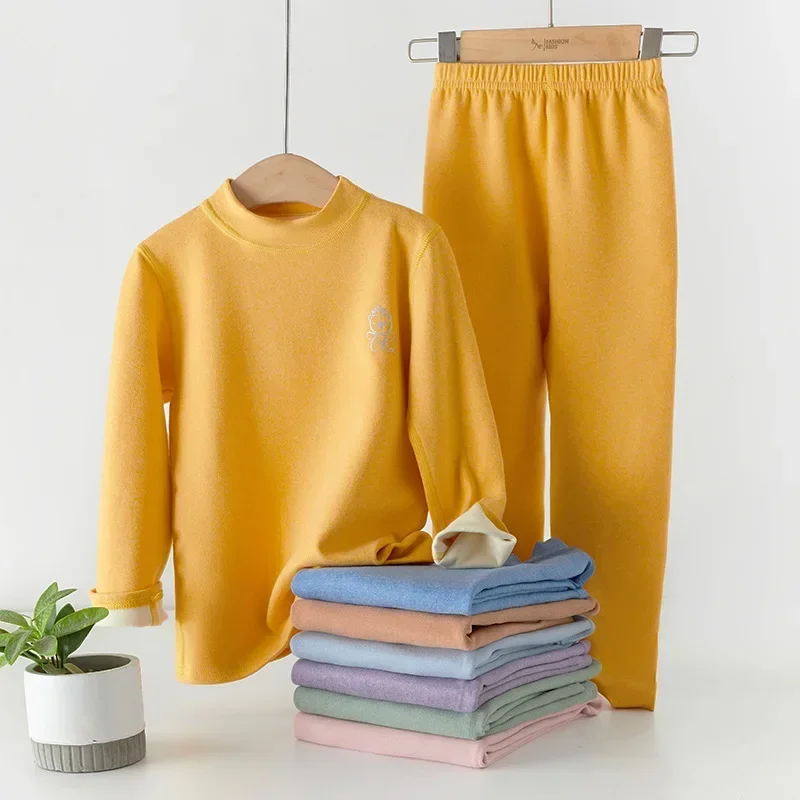 Imagen 3: Invierno niños Long Johns Kids Cation Fluff 14 15 años ropa interior térmica para niños 37 °   Conjunto de pijamas para niñas de temperatura constante