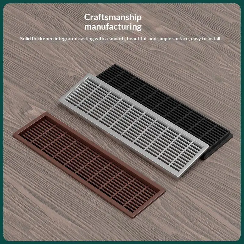 Cabinet Wardrobe Air Vent Grille Ventilation-Cover Plastic Rectangular Exhaust Mesh Furniture Hardware Home Decor Accessories