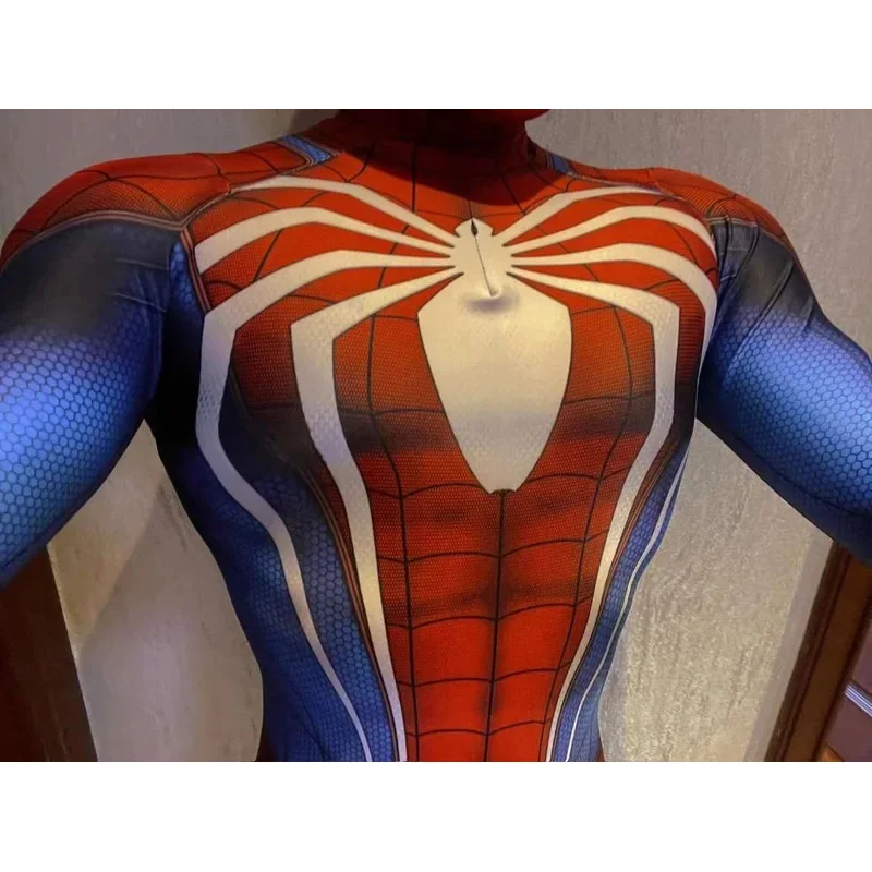 Halloween Spiderman PS4 Game Insomniac Superhero Cosplay Costume Boys Men Bodysuit Zentai Full Body Suit Adult Kids Jumpsuit