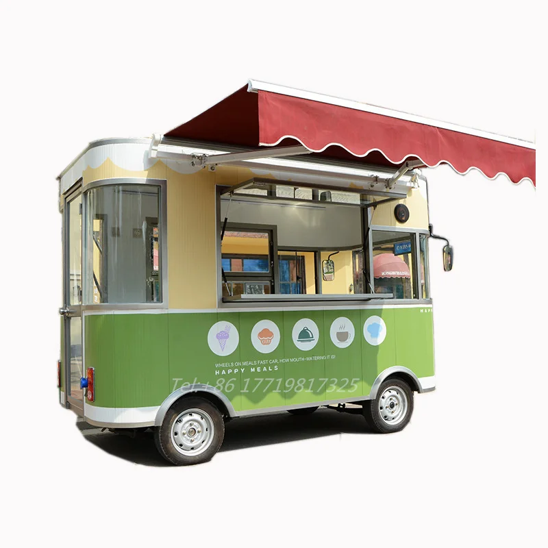 Mobile Food Truck Barbecue Vintage Food Truck Ice Cream Trucks Food Cart