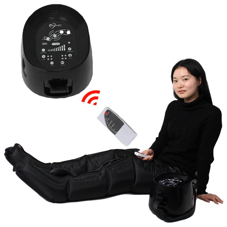 New Design Portable Air Relax Compression Therapy Rapid Recovery Boots Foot Leg Massage for Circulation