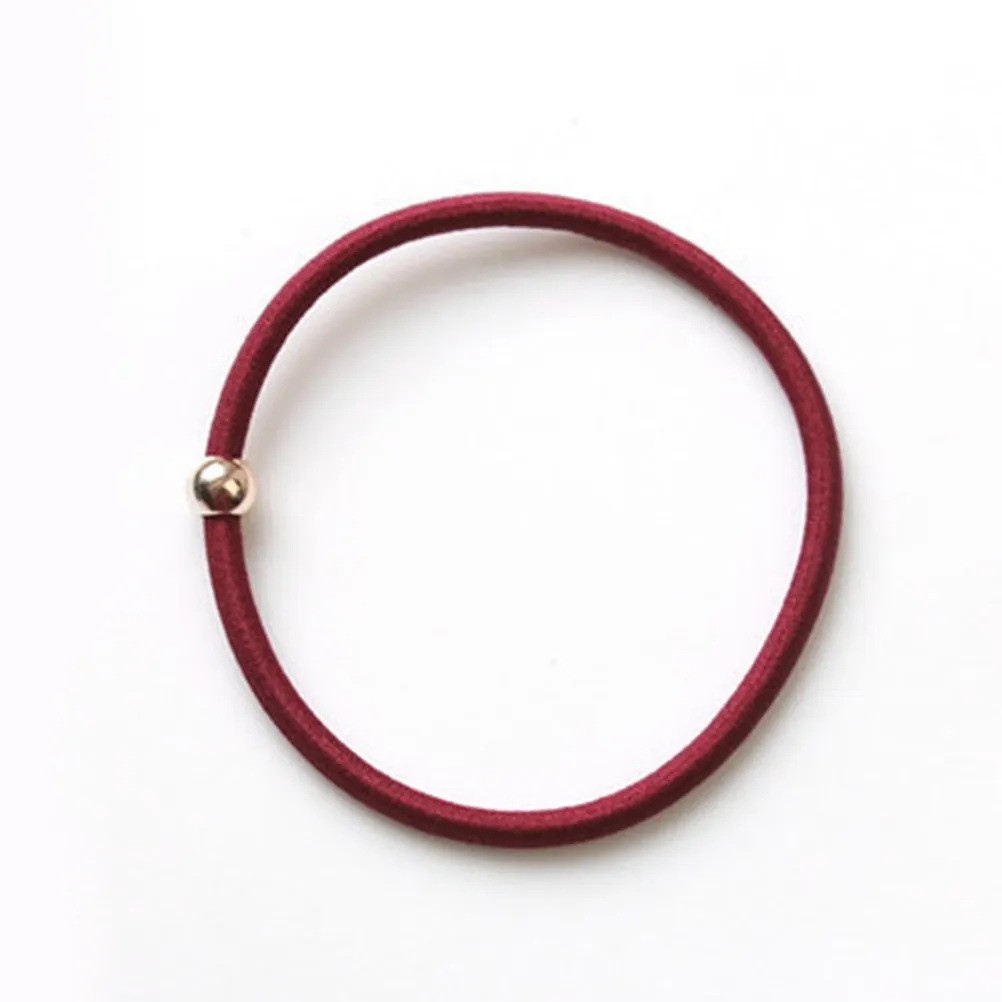 

20 шт. эластичных резинок для волос, держателей для хвоста, модных простых аксессуаров для волос для женщин, для повседневного использования, подарок, привлекательные, эластичные