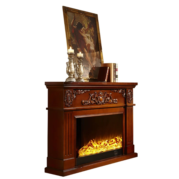 Deslumbrante queima de madeira lareira elétrica inteligente real aconchegante ilusão de fogo lareira 4d smart tv lareira