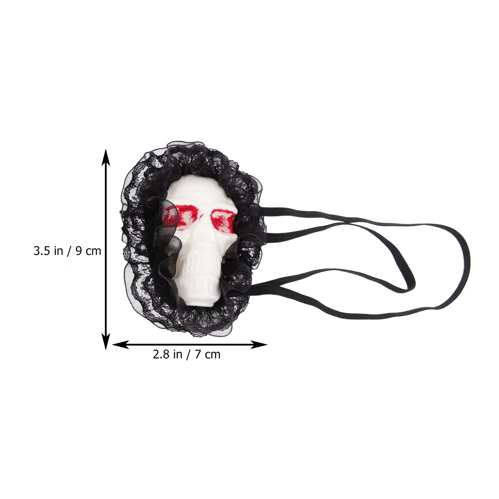 

Eye Skull Patch Masquerade Pirate Theme Blindfold Halloween Decor Comfortable Lightweight Easy Carry Store Out