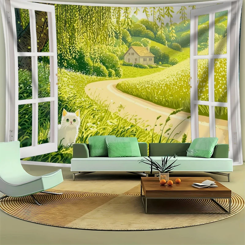 1PC Digital Print Tapestry Wal - 3D Printing Wall ulasan dan harga