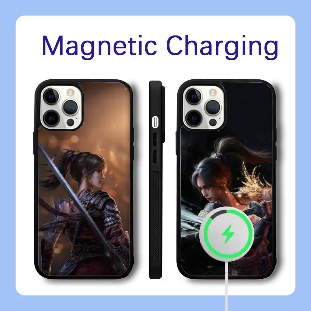 

Wuchang Fallen Feathers Phone Case For iPhone 16,15,14,13,12,11,Pro,Max,Plus,Mini,SE Magsafe Magnetic Wireless Charging