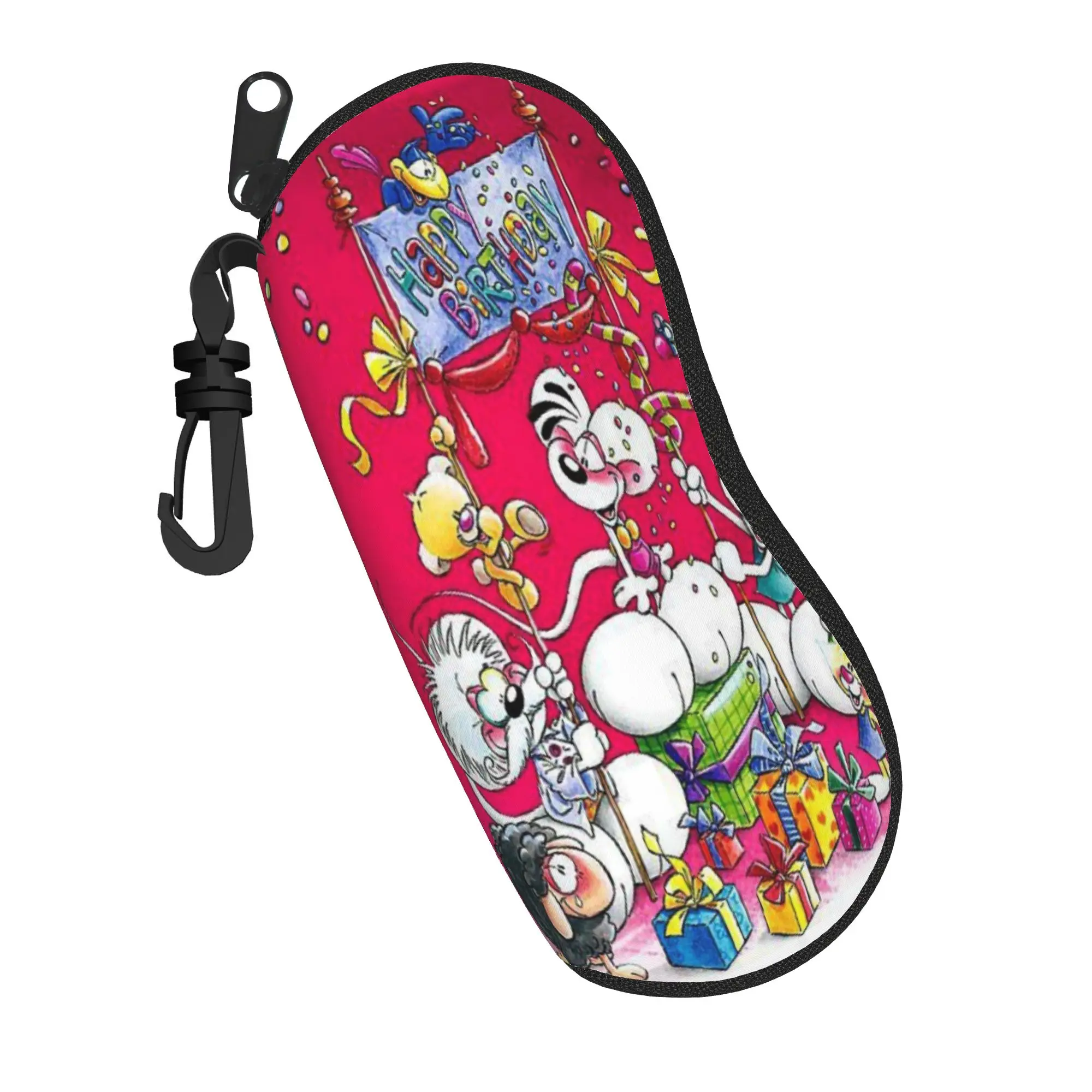 Diddl mouse Glasses Case Men Women Travel Box  Sunglasses Protector Anti-Pressure Eye Contacts Case