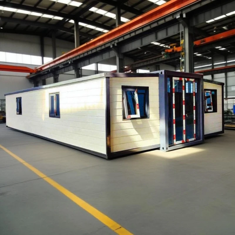 Customized Folding Box House Room Prefabricated House 2 3 Bedrooms Expandable Container House Summerhouses Playhouses Mobile Tin - view 2