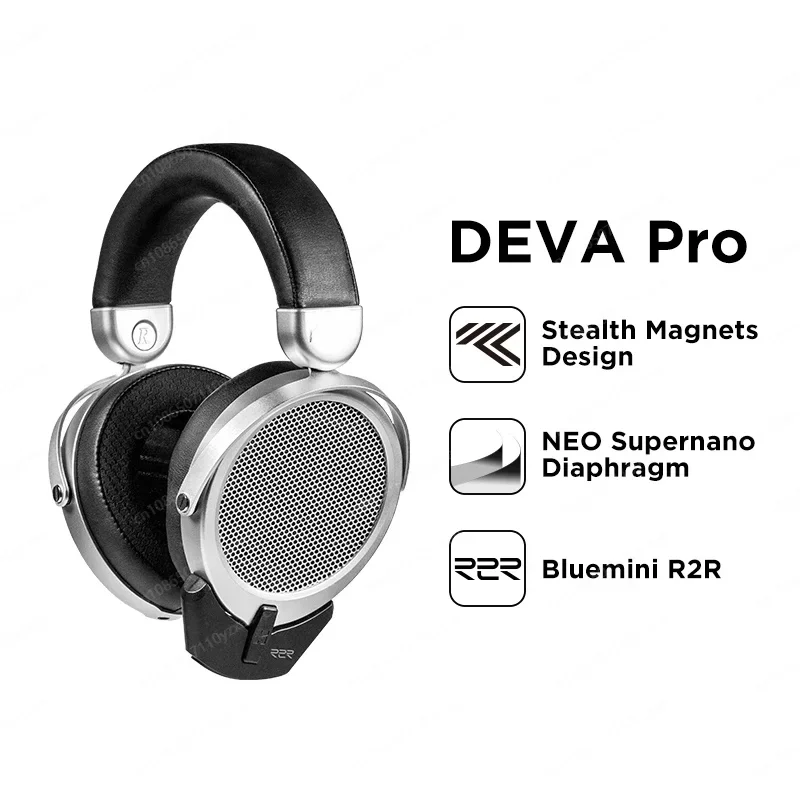 Original deva Pro Headphones Over-Ear Full-Size Open-Back Planar Stealth Magnets HeadsetS with Bluetooth R2R Receiver