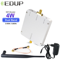 EDUP 4W WiFi Signal Booster 5.8GHz 2.4GHz WiFi Repeater Wireless Router WiFi Signal Booster Long Range Extender for Drone UAV