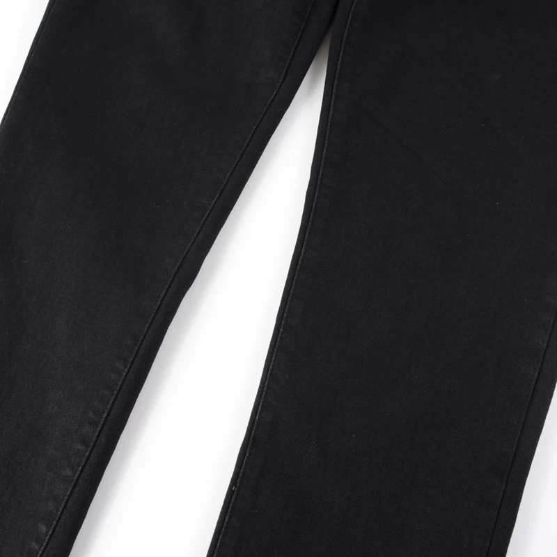 

Y2KFashion new black men's jeans new jeans washed nostalgic stretch slim fit jeans high street fashion hip-hop brand designer p