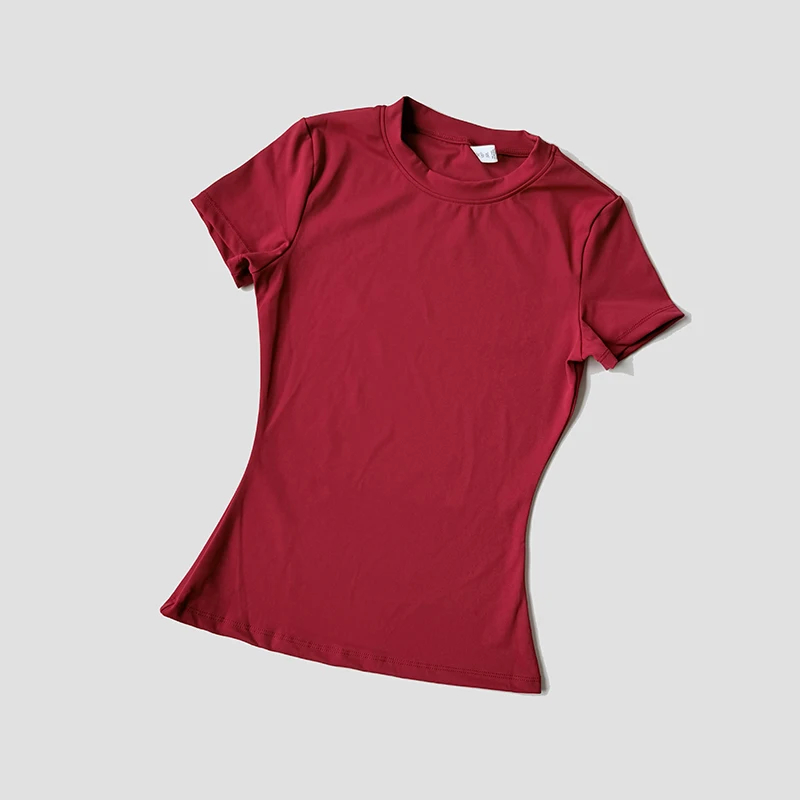 Frauen Yoga Top Nahtlose Sport T Shirts Fitness Kleidung Kurzarm Yoga Shirt Gym Top Laufen Active Wear